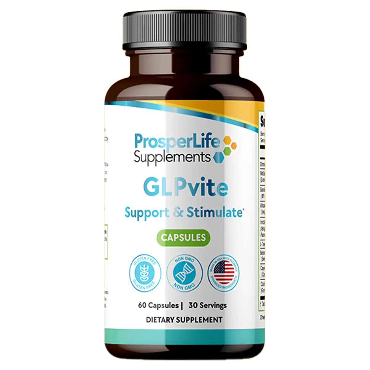 ProsperLife GLPvite Support and Stimulate bottle