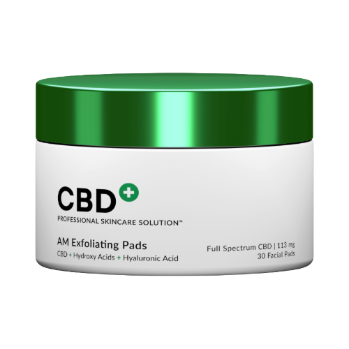 CBD+ AM Exfoliating Pads